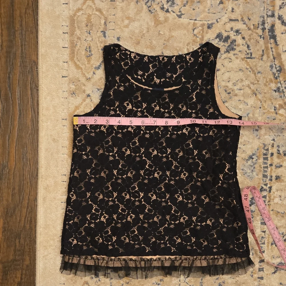Gap Kids Black Lace Sleeveless Top